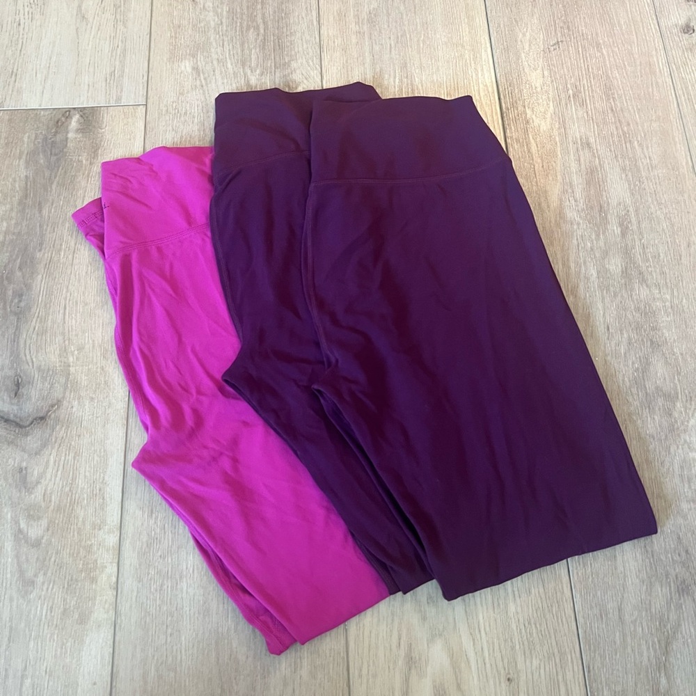 LOT Stori Purple and Pink Leggings